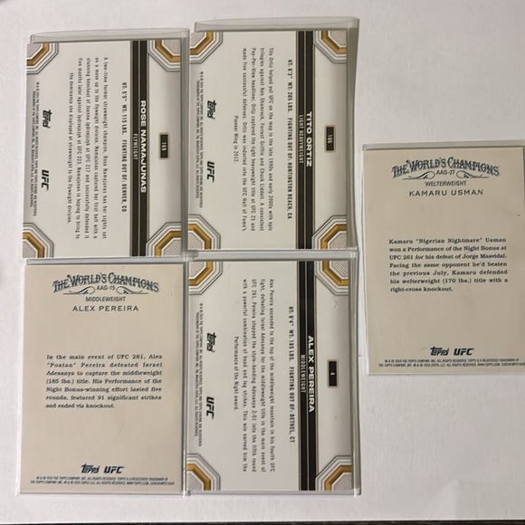 UFC Trading Card Collection - Picture 2 of 2